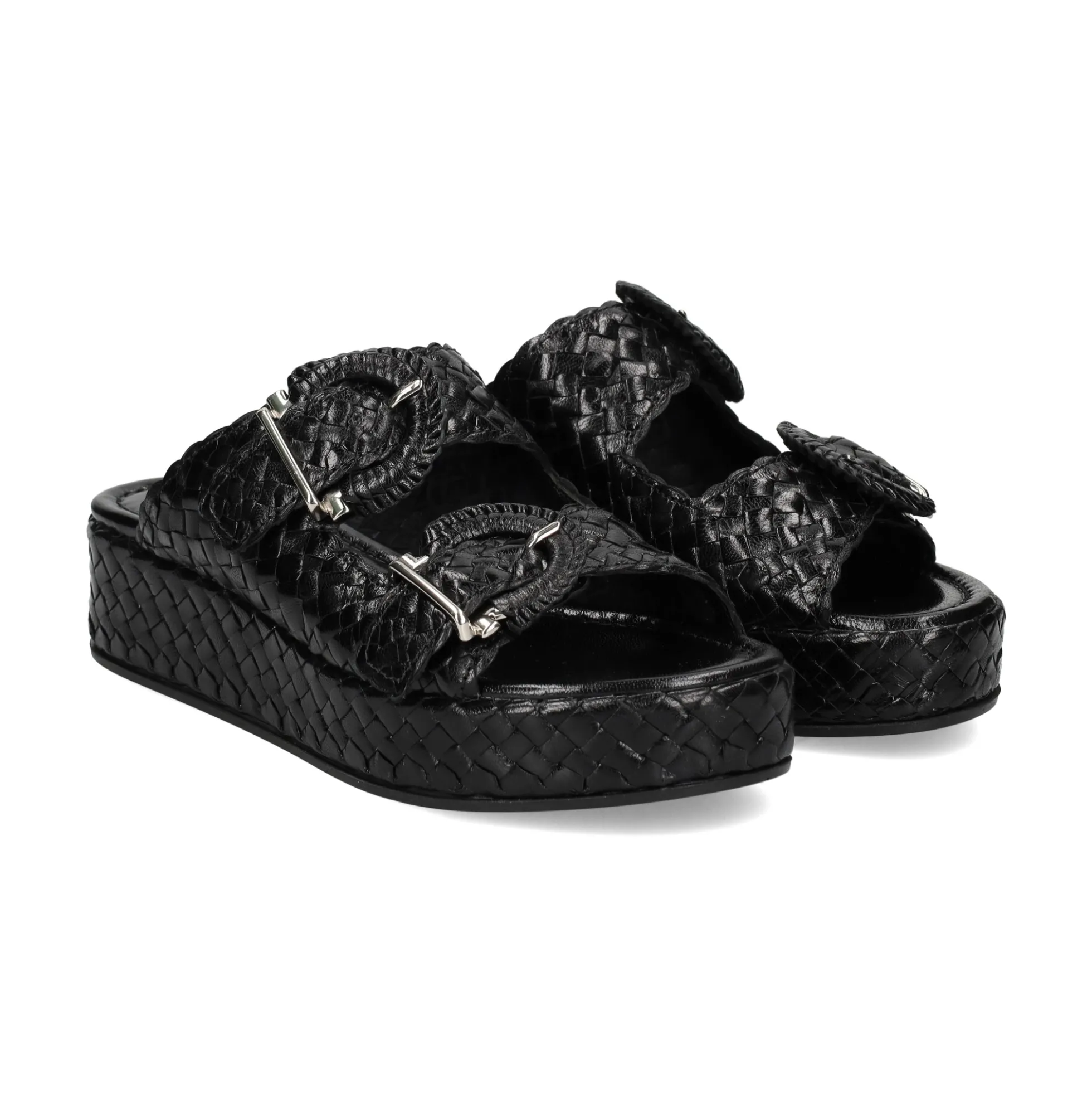 PONS QUINTANA Sandalias con plataforma de Mujer 9808.000 NEGRO