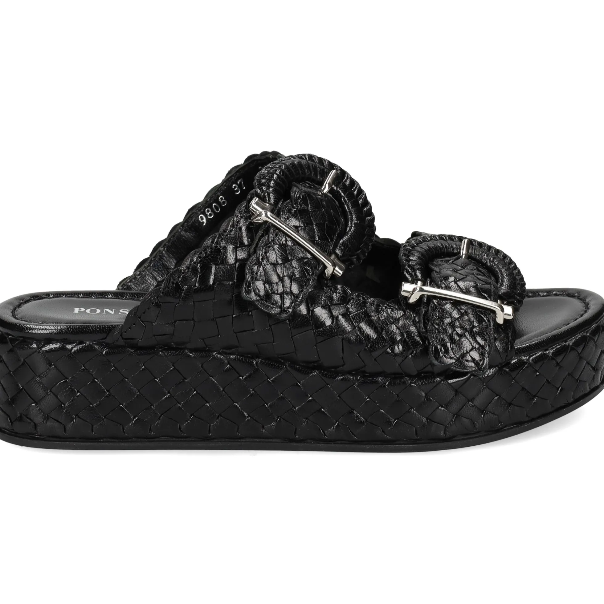 PONS QUINTANA Sandalias con plataforma de Mujer 9808.000 NEGRO