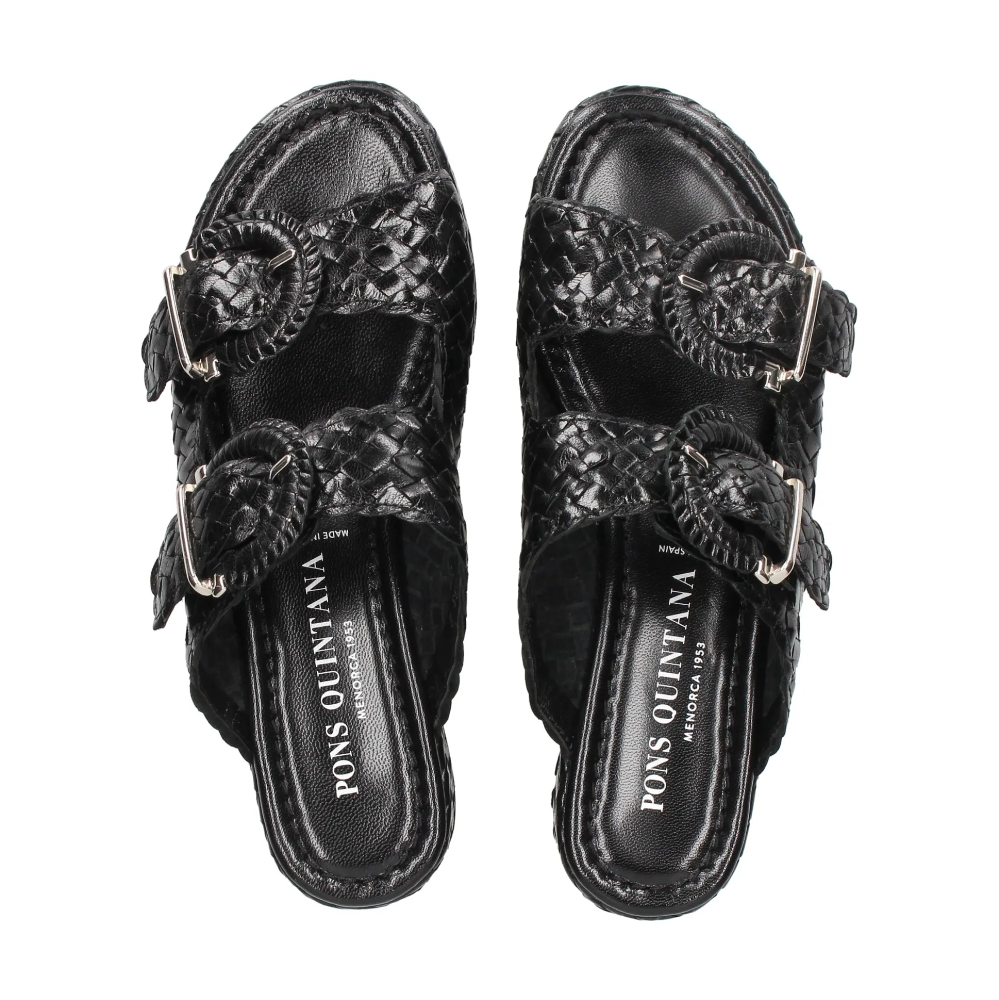 PONS QUINTANA Sandalias con plataforma de Mujer 9808.000 NEGRO