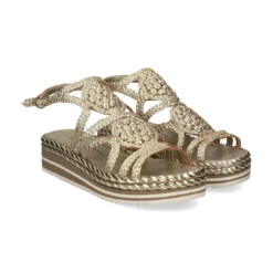 PONS QUINTANA Sandalias con plataforma de Mujer 10264.T00 PLATINO