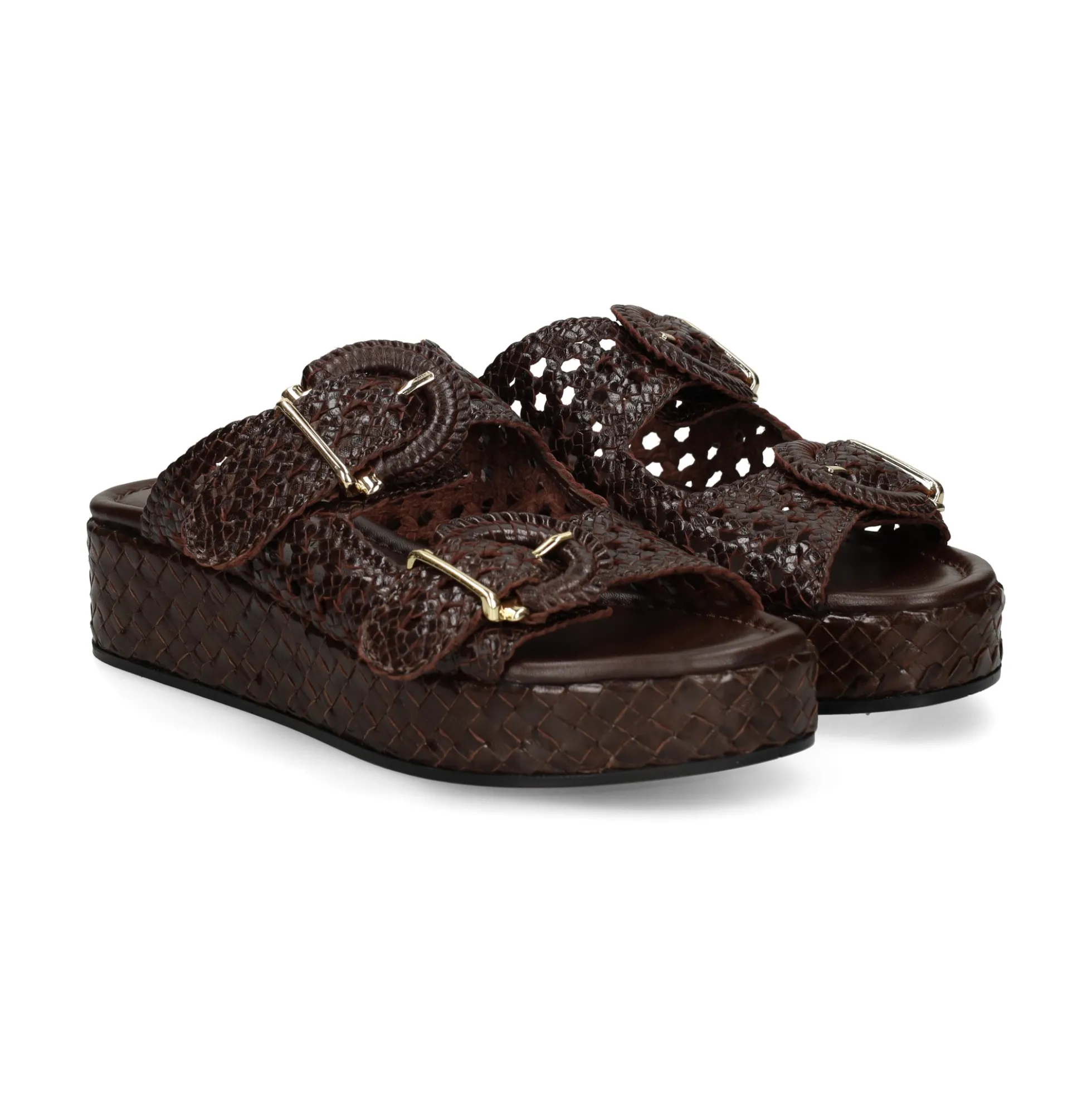 PONS QUINTANA Sandalias con plataforma de Mujer 12036.000 79 CAFE