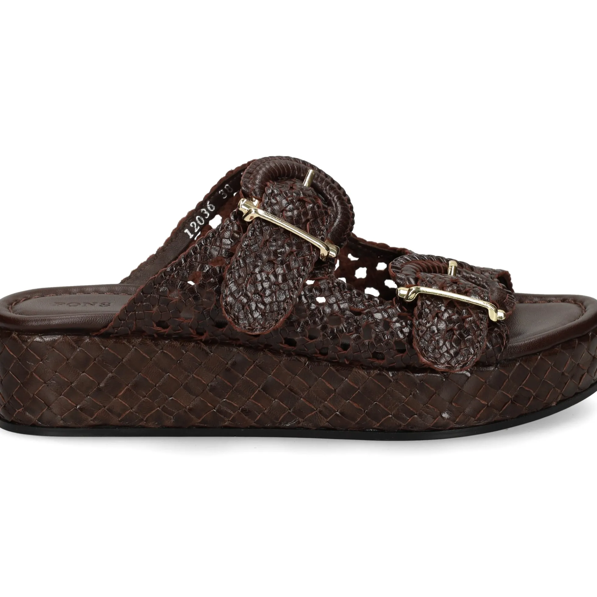 PONS QUINTANA Sandalias con plataforma de Mujer 12036.000 79 CAFE
