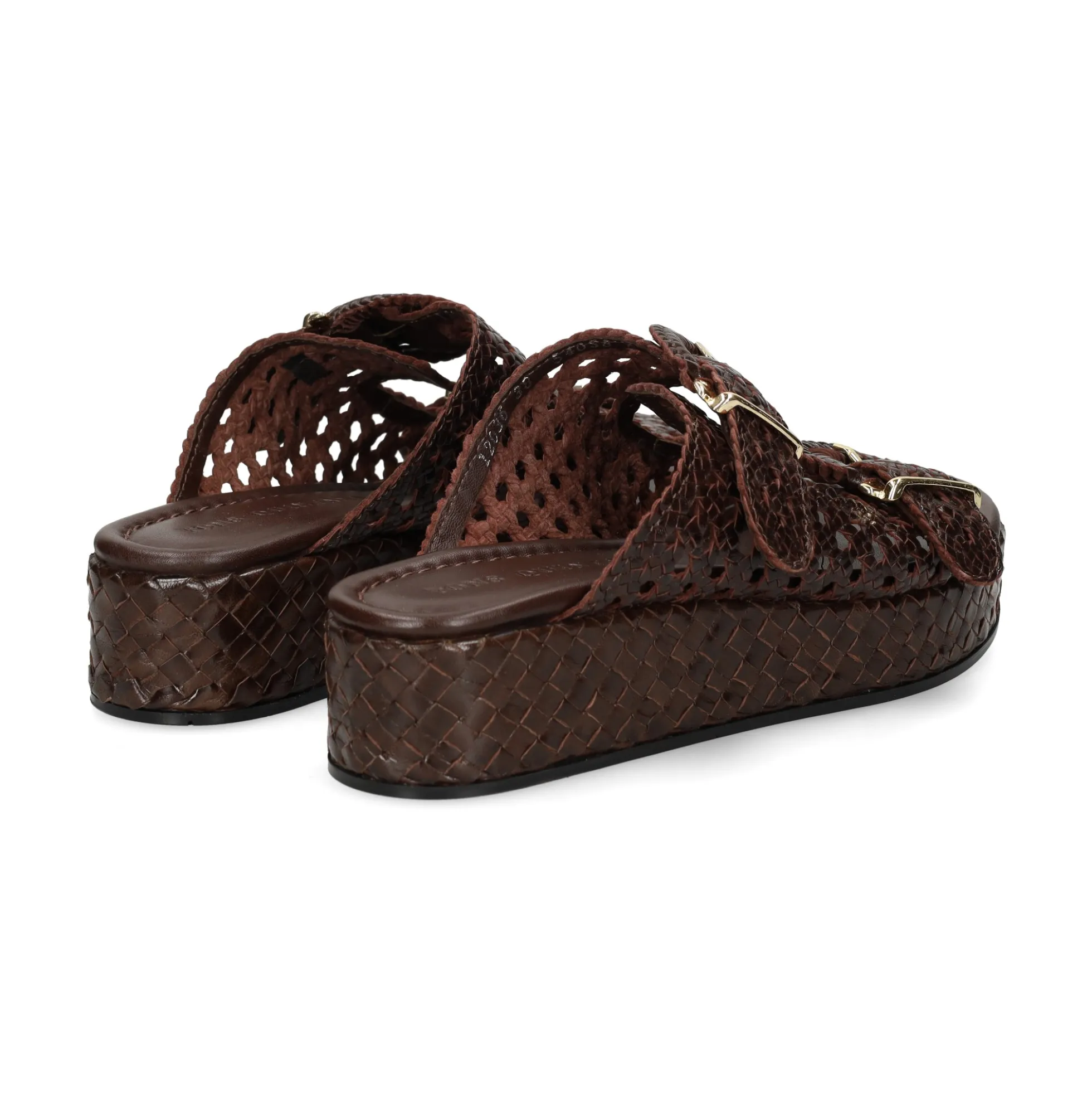 PONS QUINTANA Sandalias con plataforma de Mujer 12036.000 79 CAFE