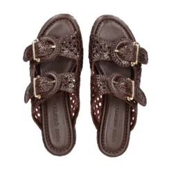 PONS QUINTANA Sandalias con plataforma de Mujer 12036.000 79 CAFE