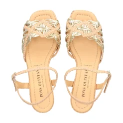 PONS QUINTANA Sandalias con tacón de Mujer 10881.000 MARFIL
