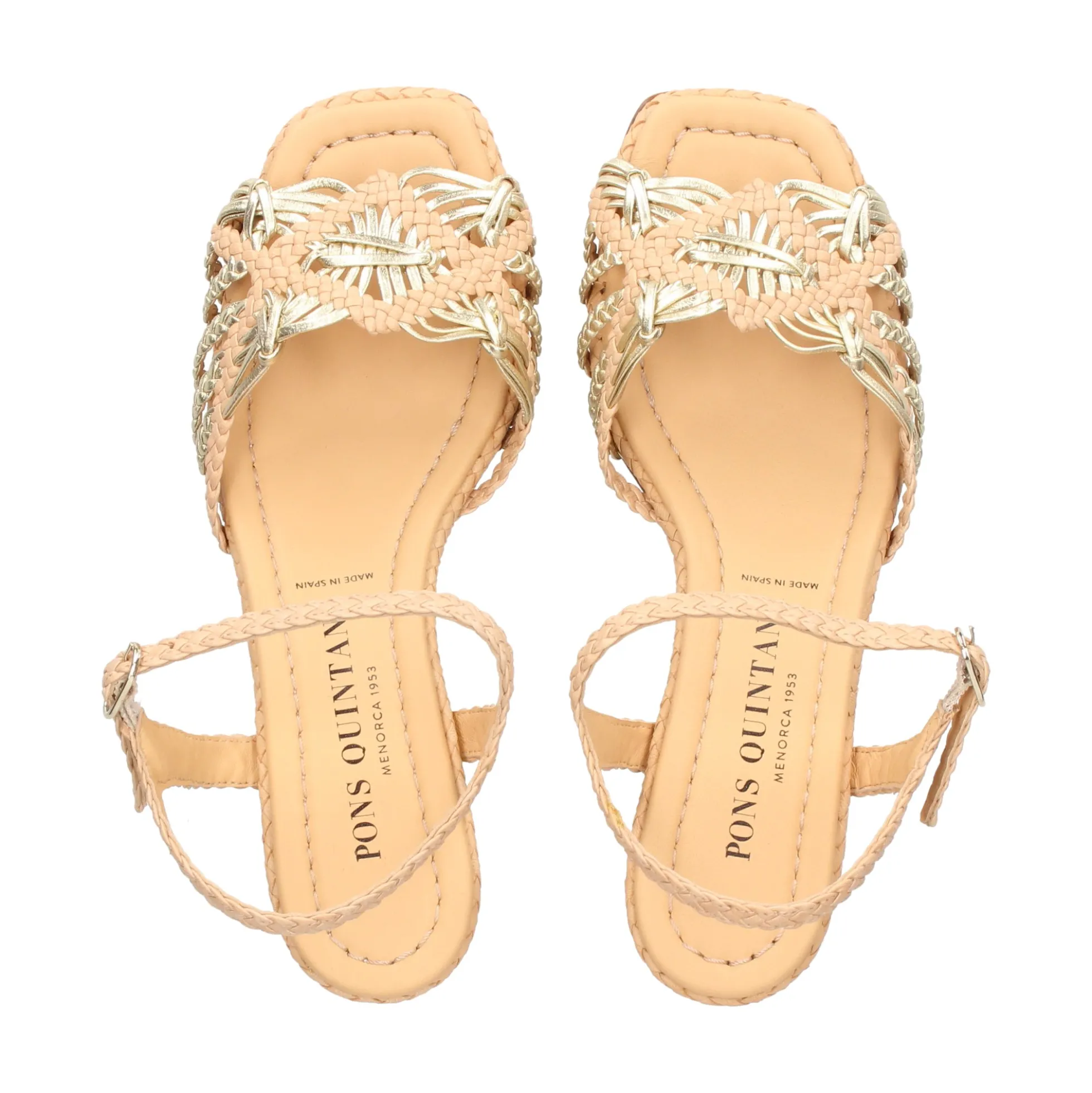 PONS QUINTANA Sandalias con tacón de Mujer 10881.000 MARFIL