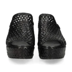 PONS QUINTANA Sandalias cuña de Mujer 9864.T00 09 NEGRO