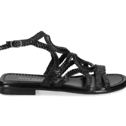 PONS QUINTANA Sandalias planas de Mujer 9759.000 NEGRO