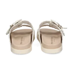 PONS QUINTANA Sandalias planas de Mujer 9743.001 W03 MILK