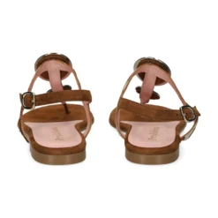 PRETTY BALLERINAS Sandalias planas de Mujer 53130_001 CUERO