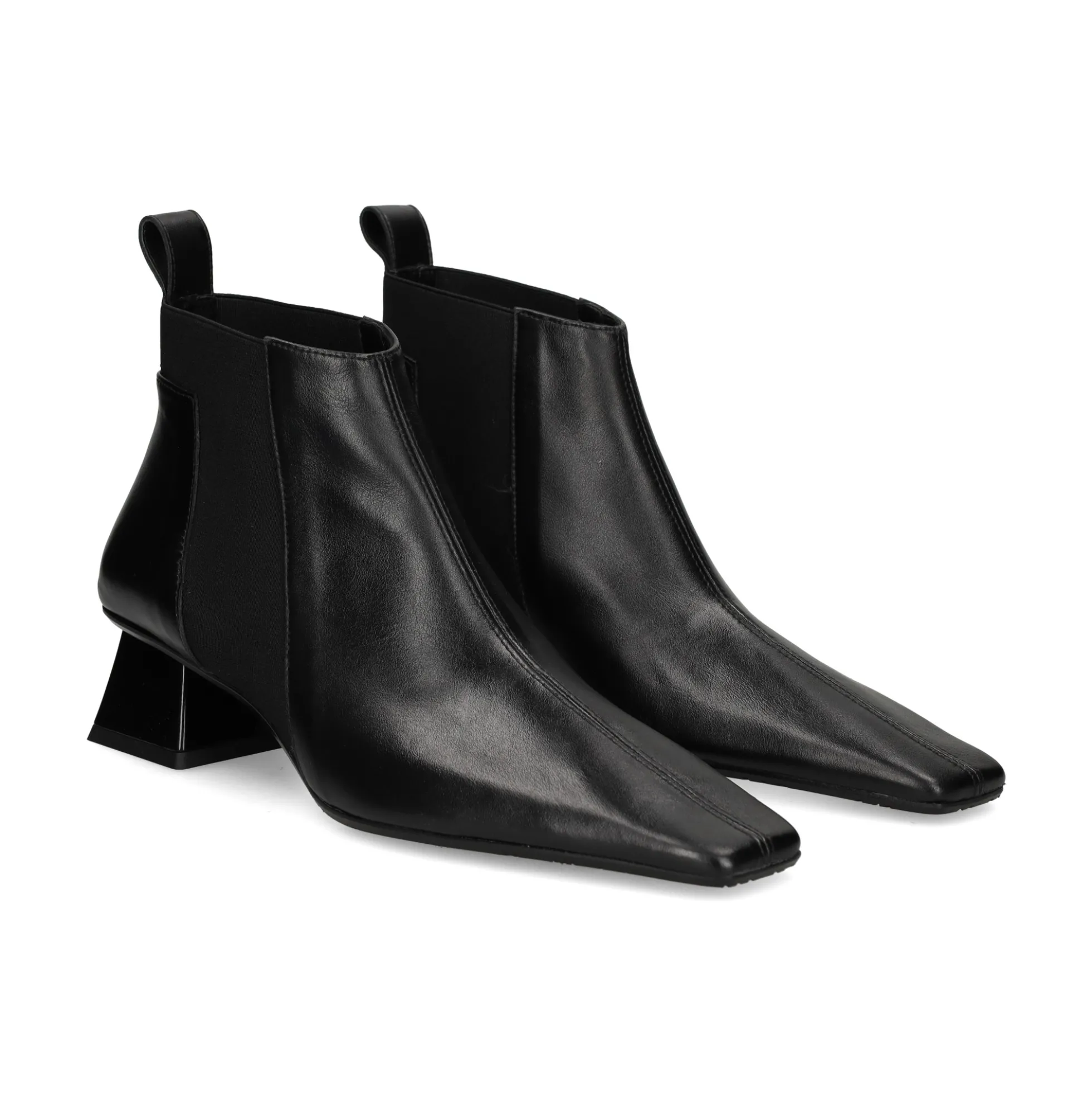 RAS Botines con tacón de Mujer 8284 NEGRO