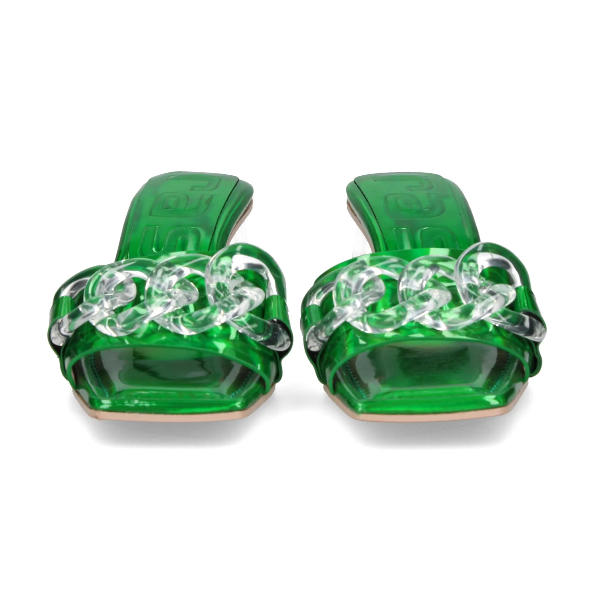RAS Sandalias con tacón de Mujer 7128 GLOOM GREEN