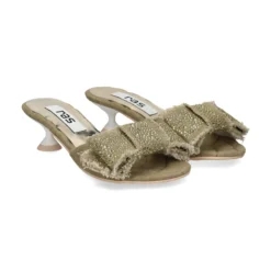 RAS Sandalias con tacón de Mujer 8449 KAKI