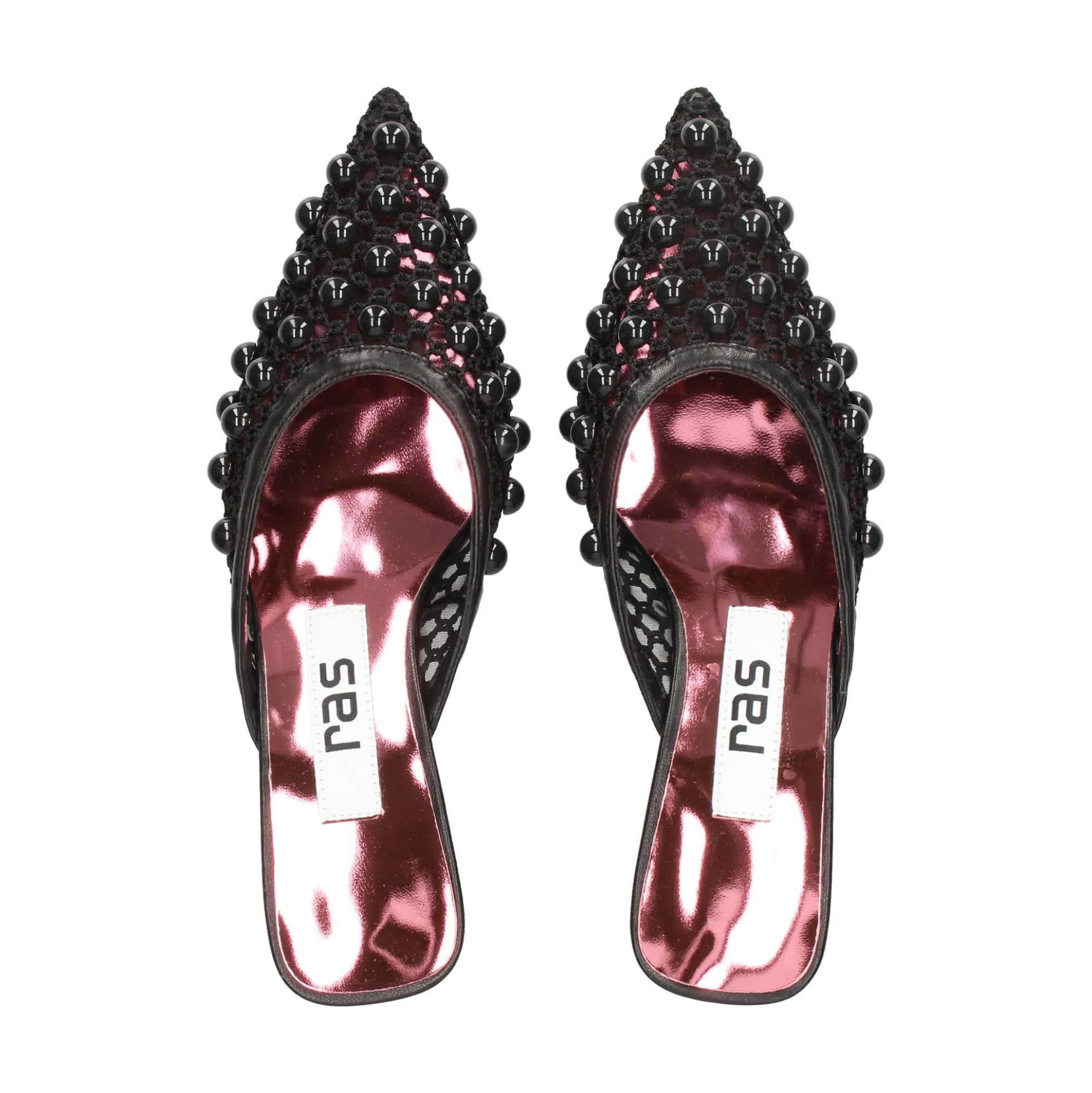 RAS Sandalias con tacón de Mujer 8470 NEGRO