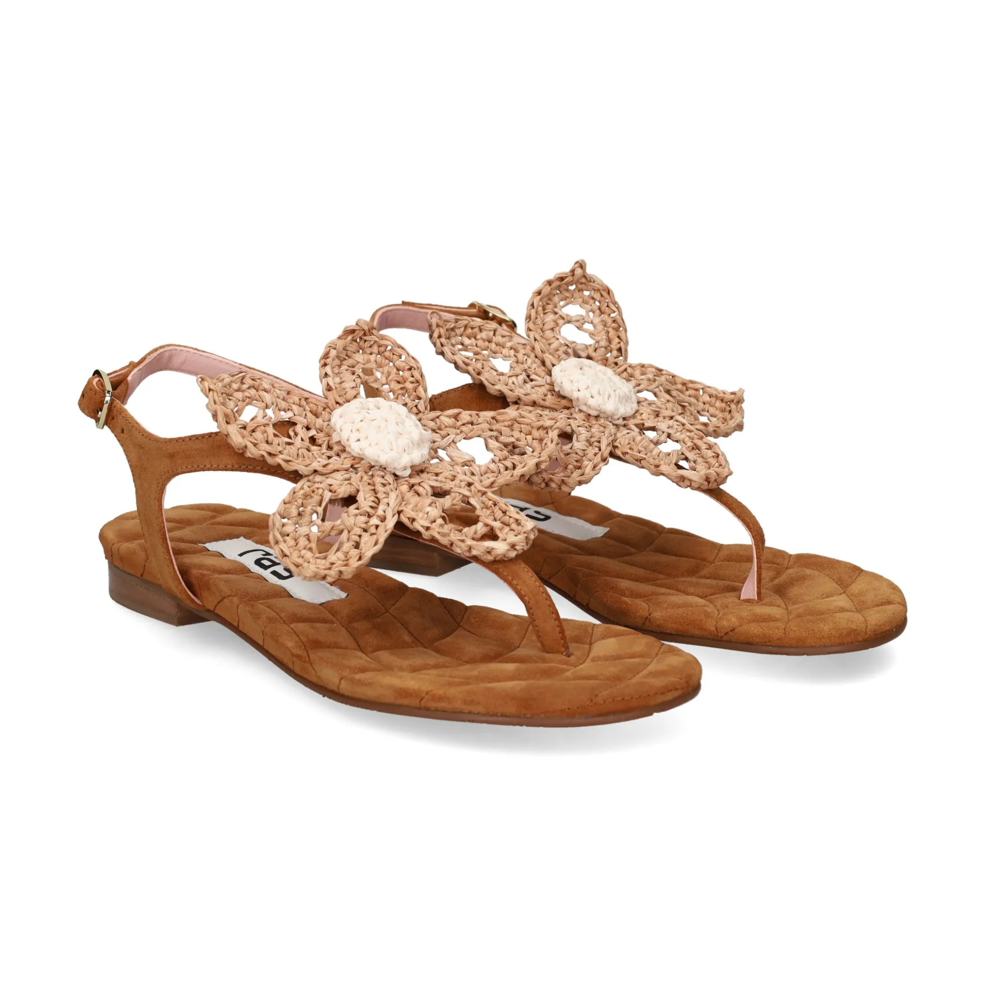 RAS Sandalias planas de Mujer 8431 TAN