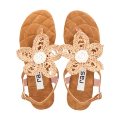 RAS Sandalias planas de Mujer 8431 TAN