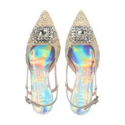 RAS Zapatos de tacón medio de Mujer 7606 TRIGO
