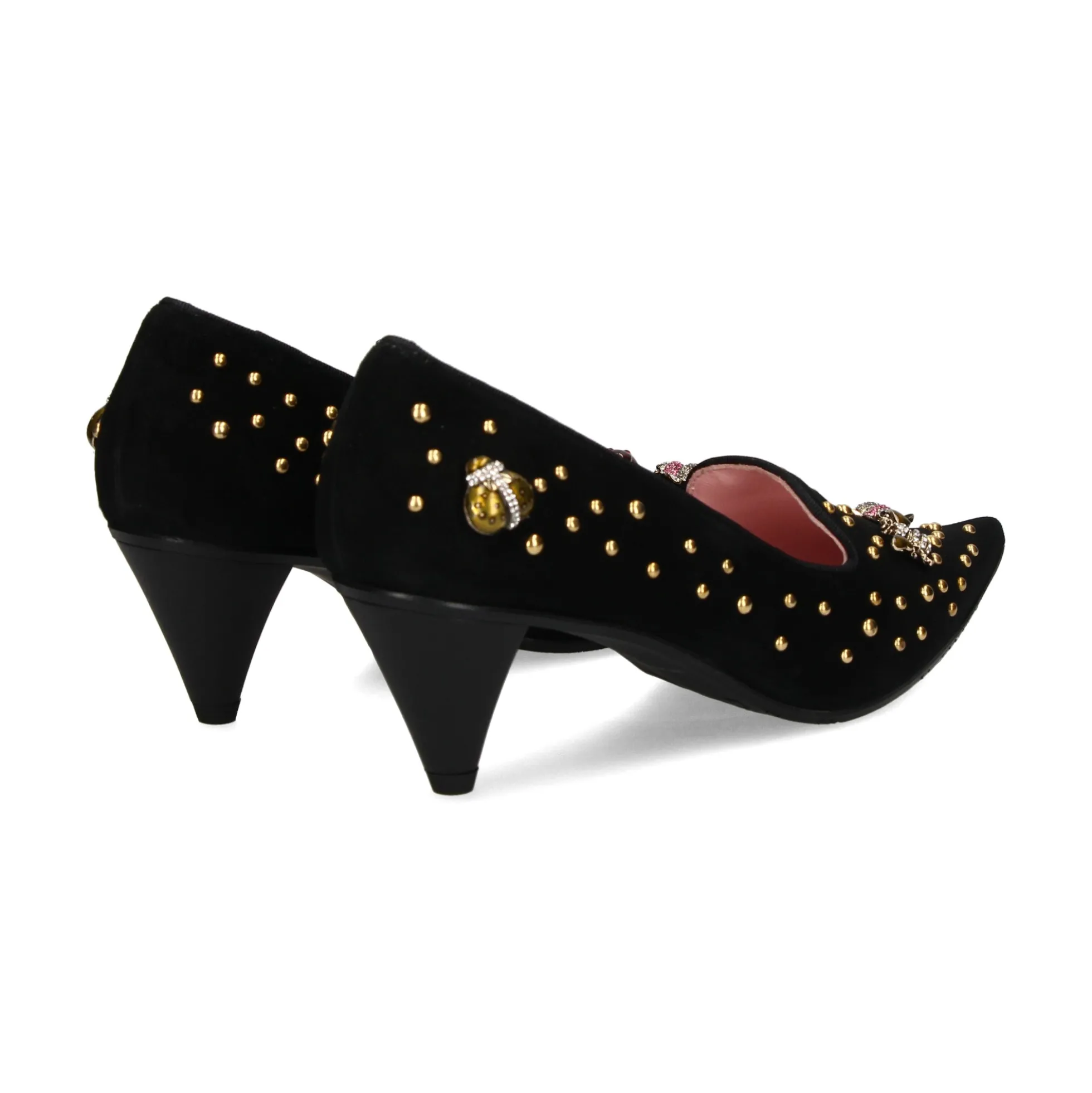 RAS Zapatos de tacón medio de Mujer 7324 NEGRO