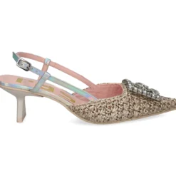 RAS Zapatos de tacón medio de Mujer 8045 SKY