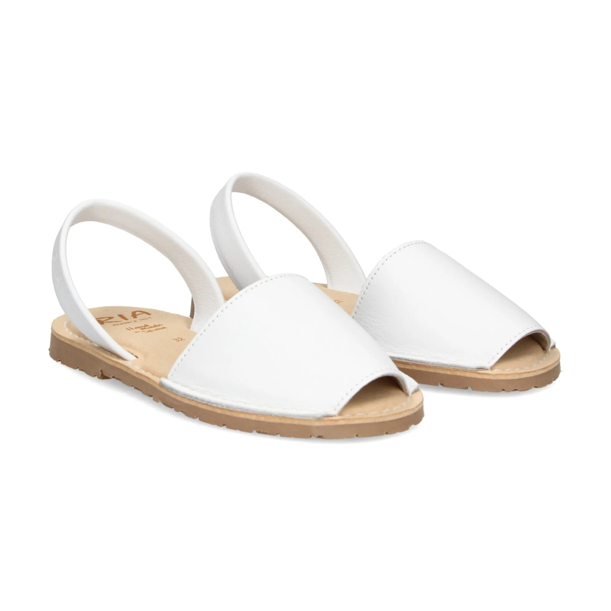 RIA Sandalias, chanclas y albarcas de niña 27500 BLANCO