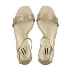 Sandalias con tacón de Mujer AV6728 / 1 PLATINO