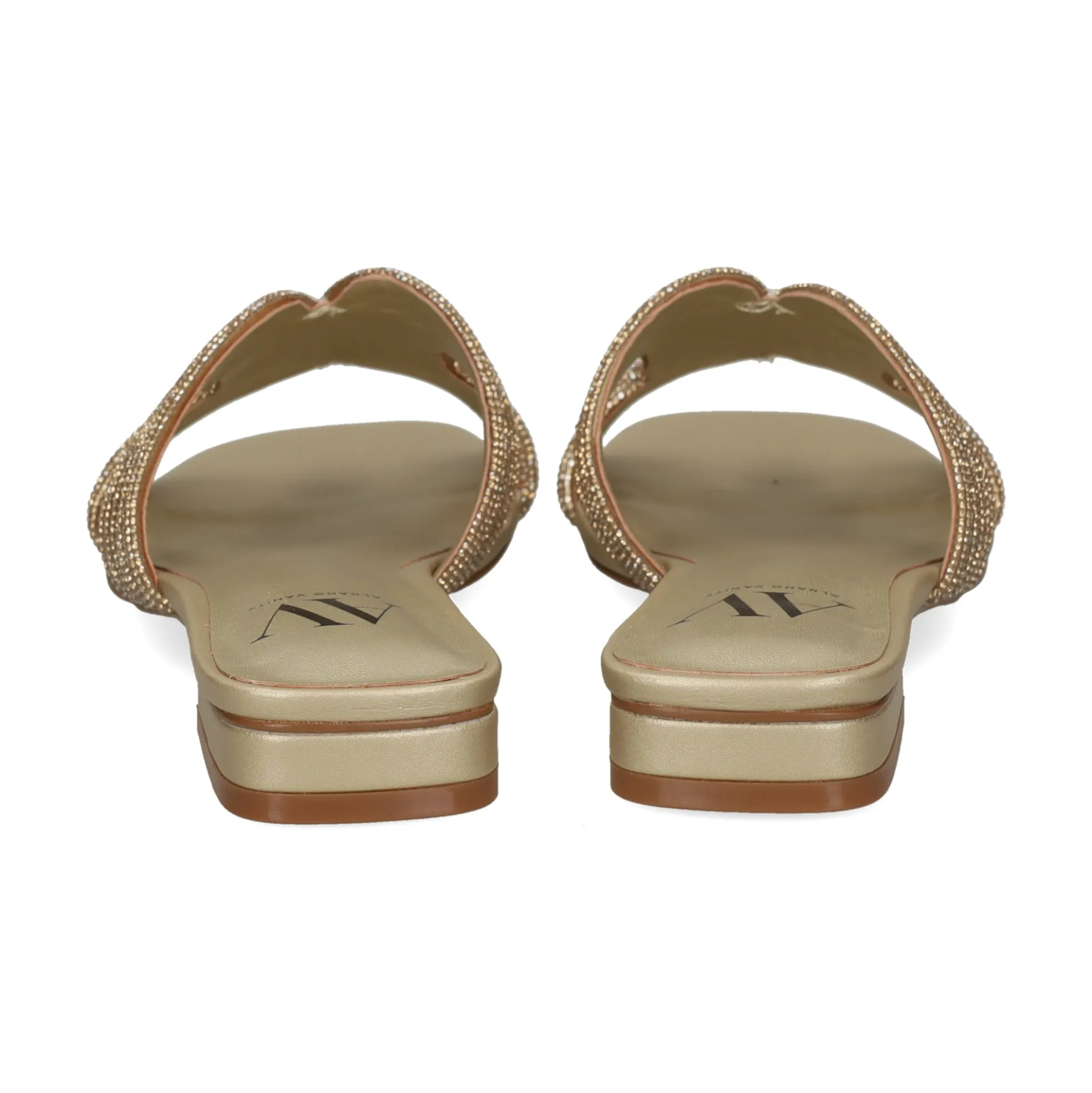 Sandalias planas de Mujer AV6737 / 1 PLATINO