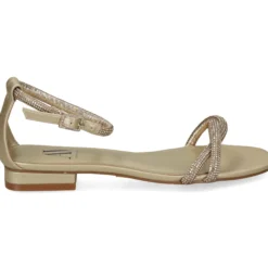 Sandalias planas de Mujer AV6734 / 2 SILVER