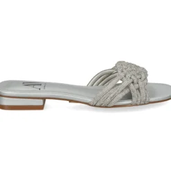 Sandalias planas de Mujer AV6736 / 1 SILVER