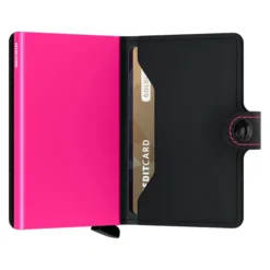 SECRID Tarjetero MM Black/Fuchsia