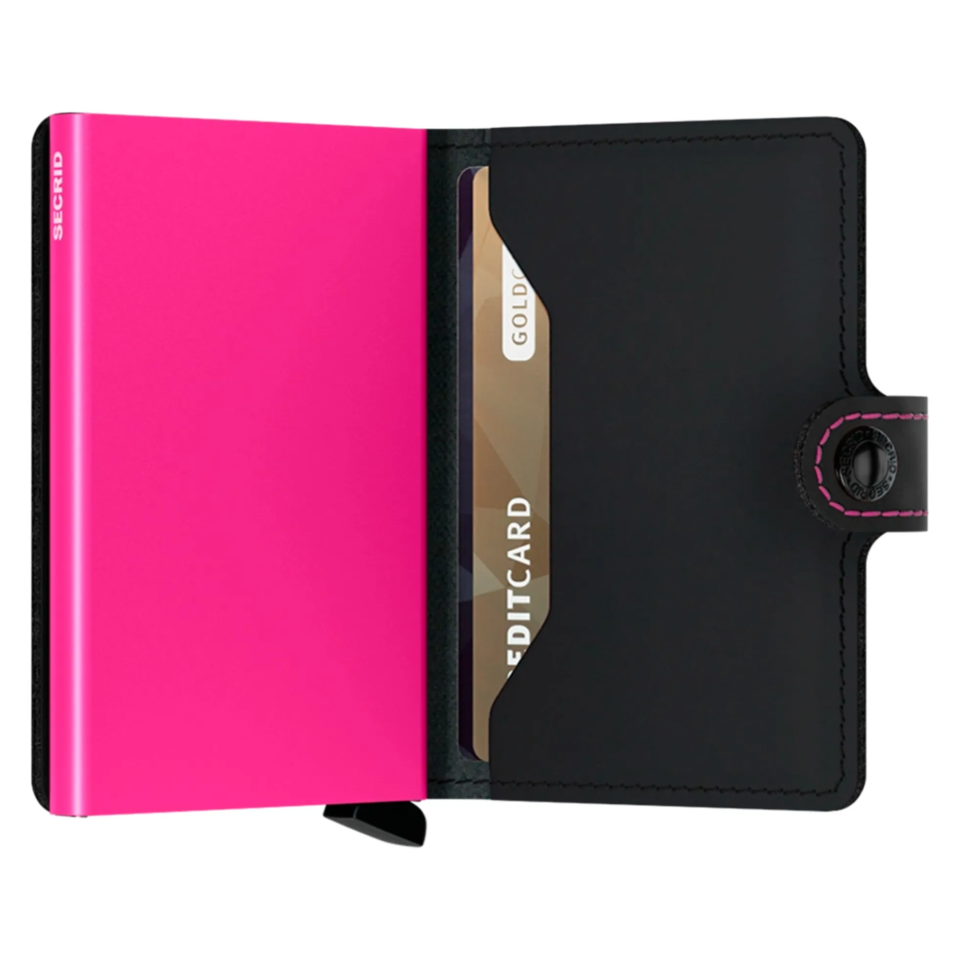 SECRID Tarjetero MM Black/Fuchsia