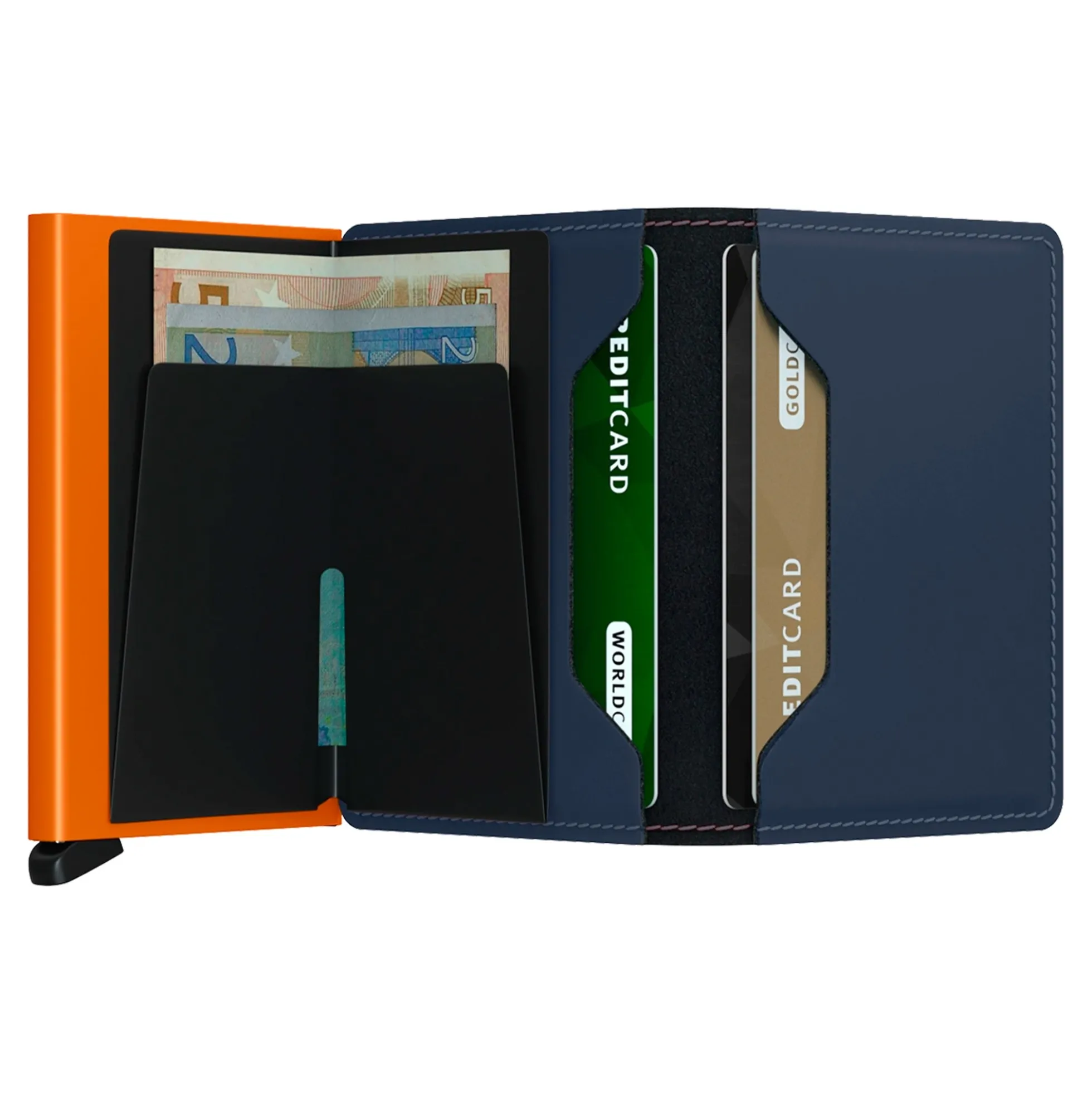 SECRID Tarjetero SM Nightblue/Orang
