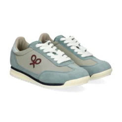 SILBON Zapatillas de Hombre 133636 GRIS AZUL