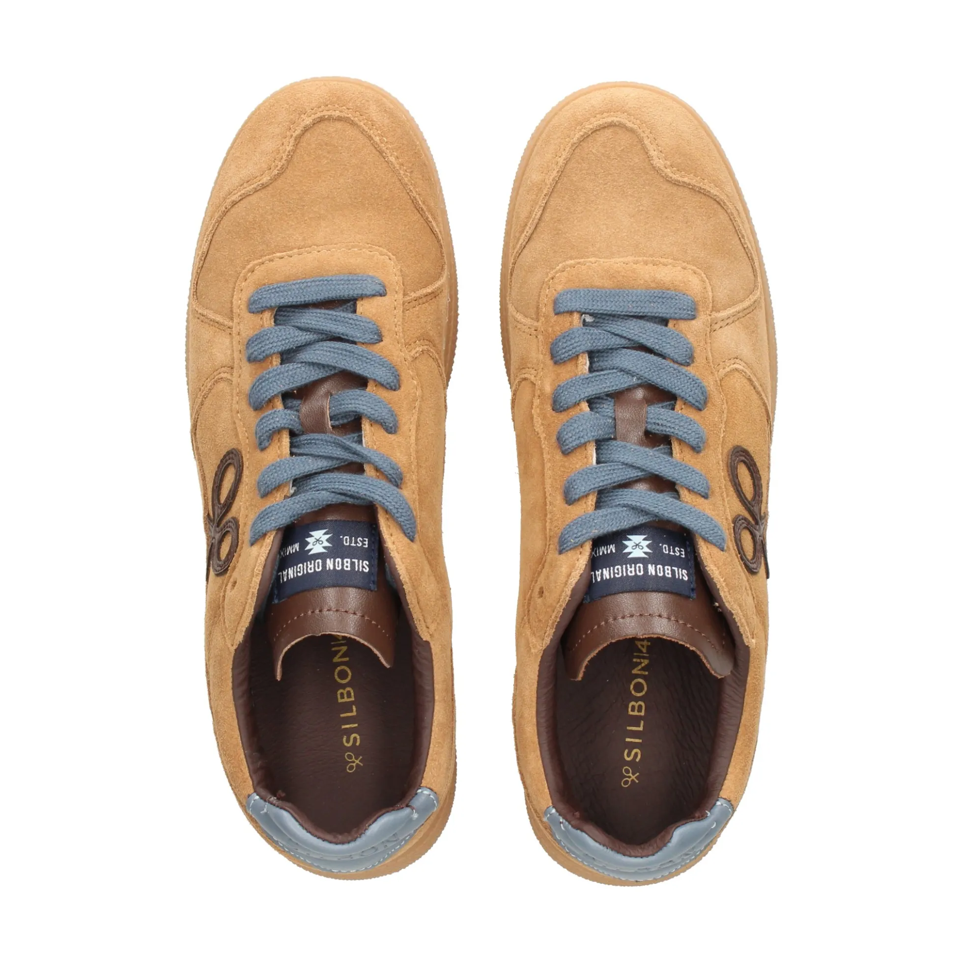 SILBON Zapatillas de Hombre 133647 MOSTAZA