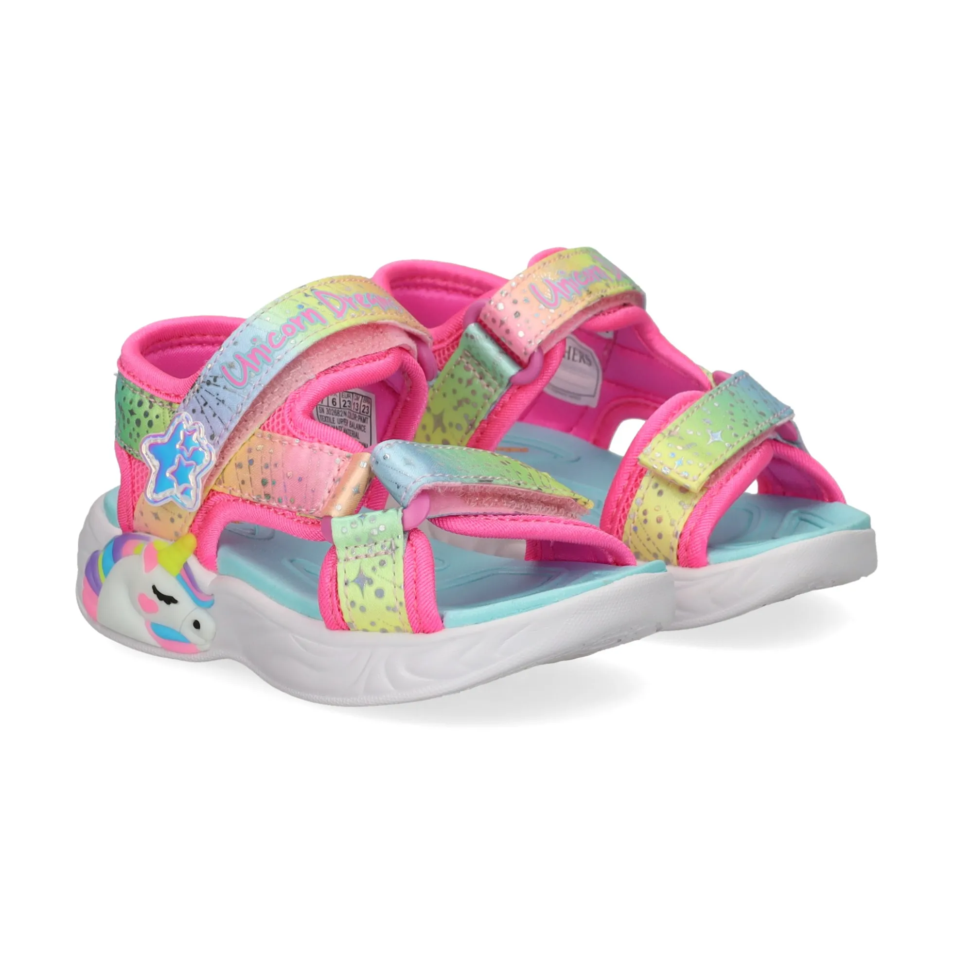 SKECHERS Sandalias, chanclas y albarcas de niña 302682N PKMT