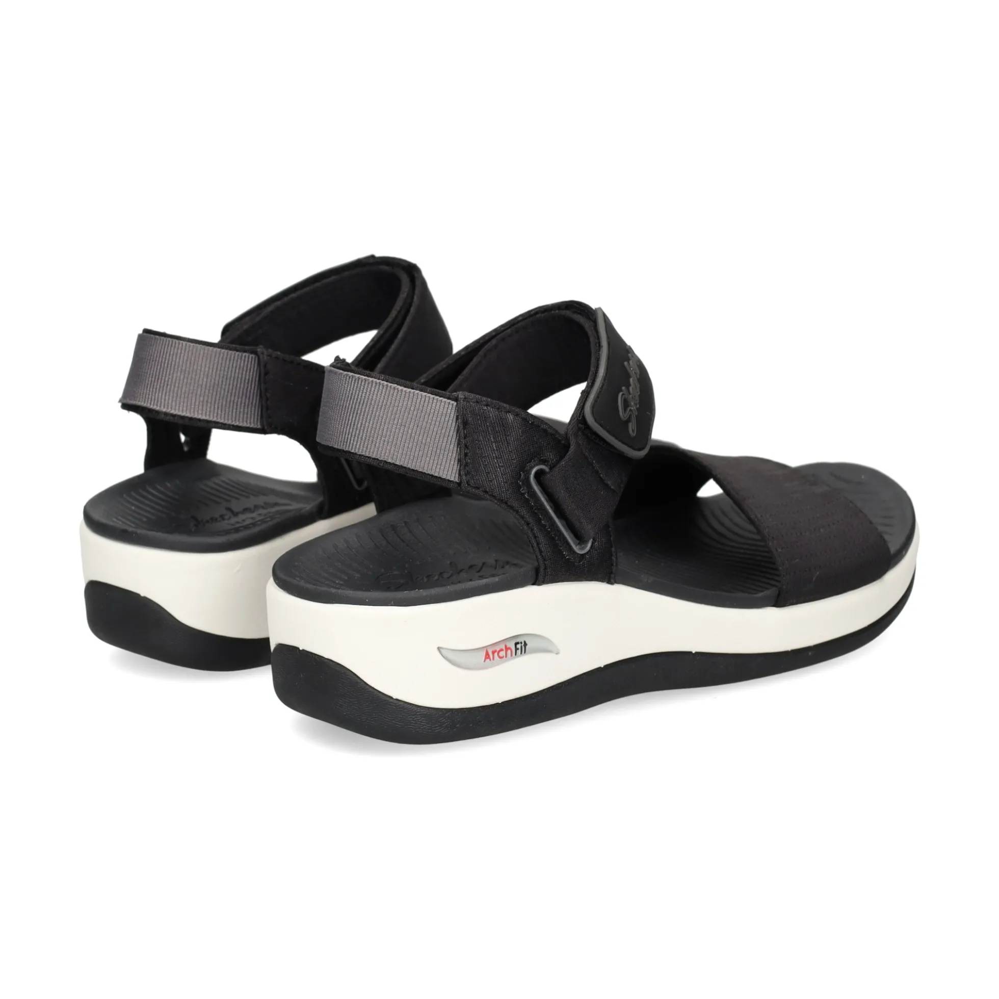 SKECHERS Sandalias planas de Mujer 163310 BLK
