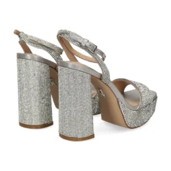 STEVE MADDEN Sandalias con plataforma de Mujer LESSA-R RHINESTONE