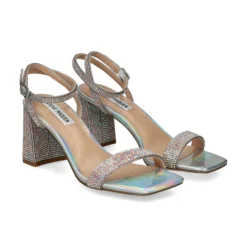 STEVE MADDEN Sandalias con tacón de Mujer LUXE-R CRYSTAL