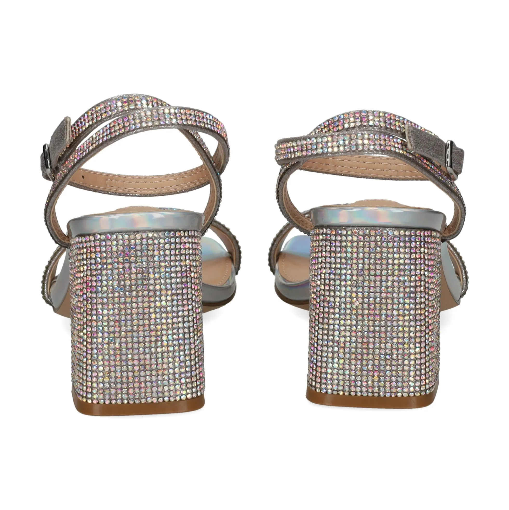 STEVE MADDEN Sandalias con tacón de Mujer LUXE-R CRYSTAL