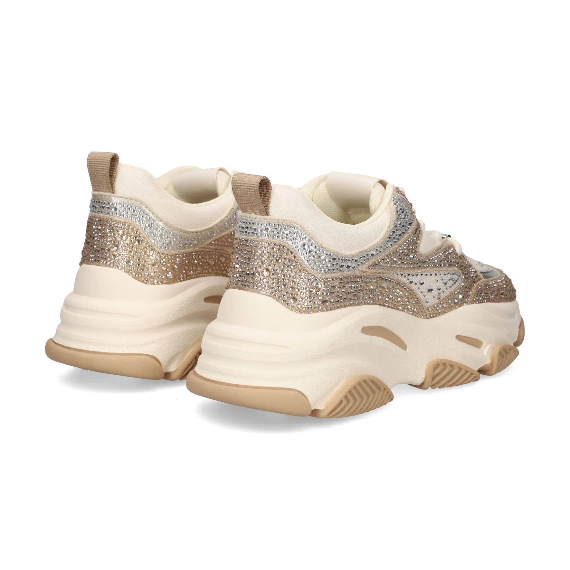 STEVE MADDEN Zapatillas de Mujer PRIVY SILV/GOLD/CREA