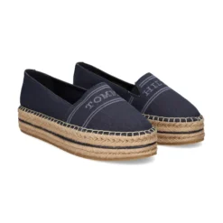 TOMMY HILFIGER Alpargatas de Mujer FW0FW08543 DW6 SPACE BLUE