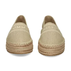 TOMMY HILFIGER Alpargatas de Mujer FW0FW08543 ACC HORSERADISH