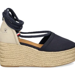 TOMMY HILFIGER Alpargatas de Mujer FW0FW07746 DW6 SPACE BLUE