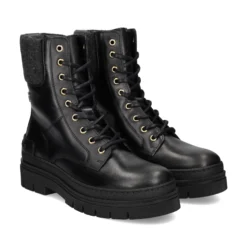 TOMMY HILFIGER Botines planos de Mujer FW0FW07500 BDS BLACK