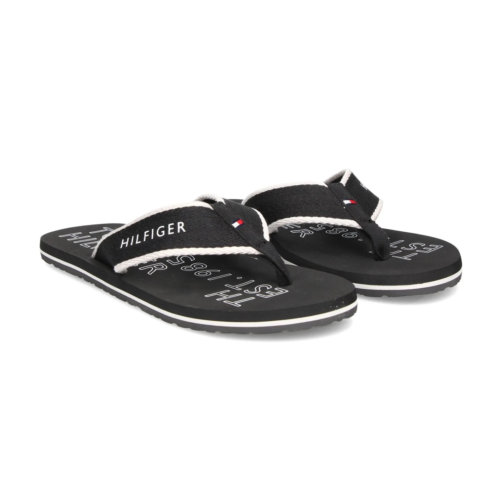 TOMMY HILFIGER Chanclas de Hombre FM0FM04469 BDS BLACK