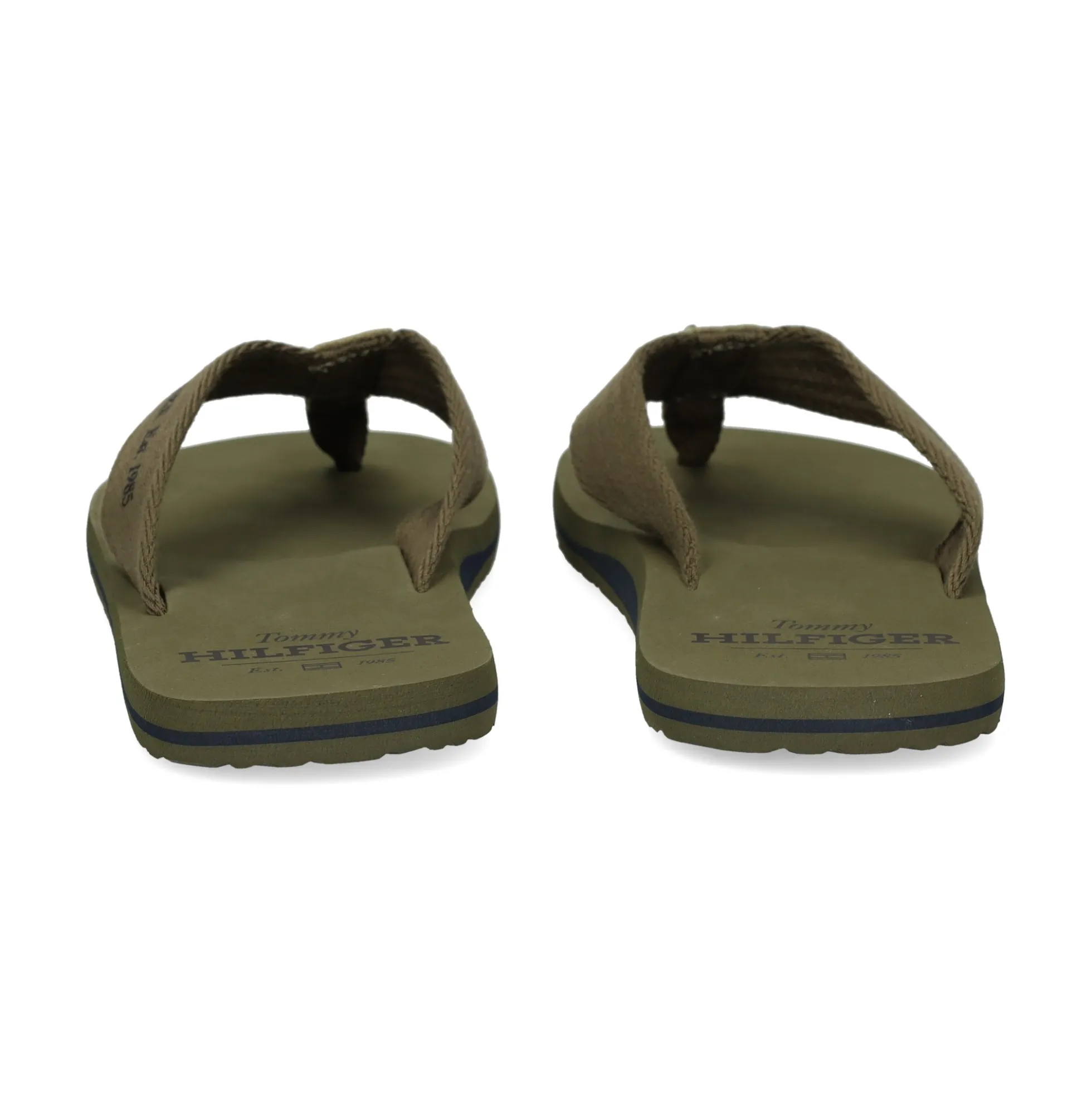 TOMMY HILFIGER Chanclas de Hombre FM0FM05339 RBN ARMY GREEN