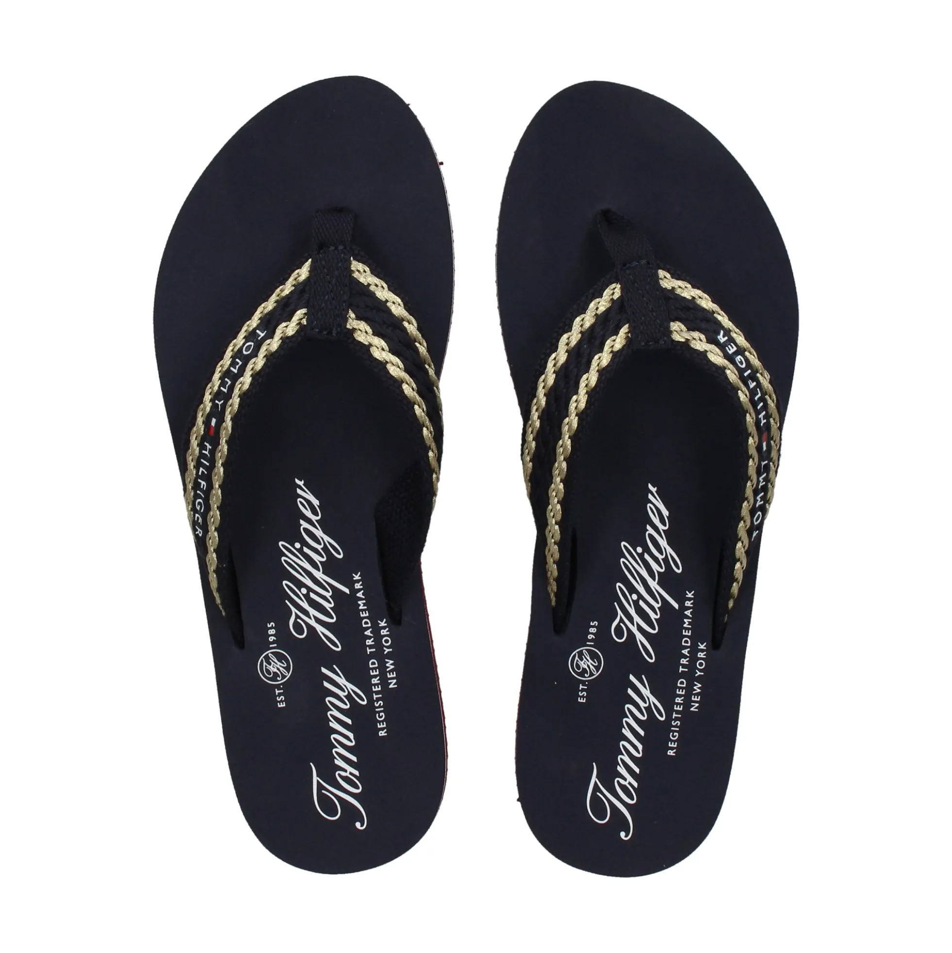 TOMMY HILFIGER Chanclas de Mujer FW0FW07581 DW6 SPACE BLUE