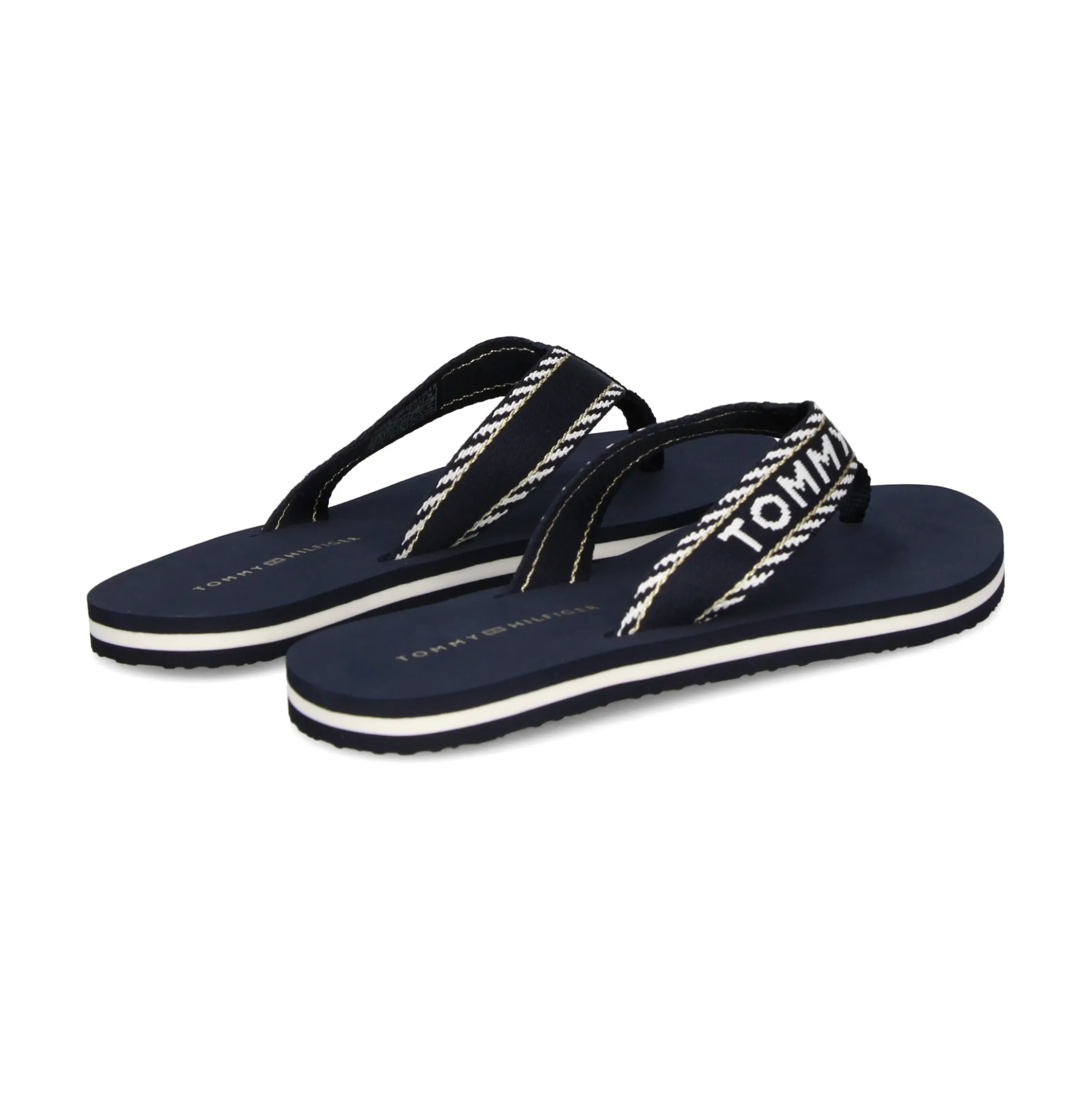TOMMY HILFIGER Chanclas de Mujer FW0FW07143 DW6 SPACE BLUE