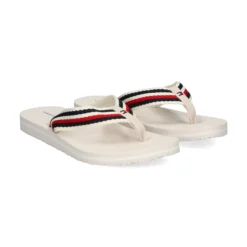 TOMMY HILFIGER Chanclas de Mujer FW0FW07147 AF4 FEATHER WHI
