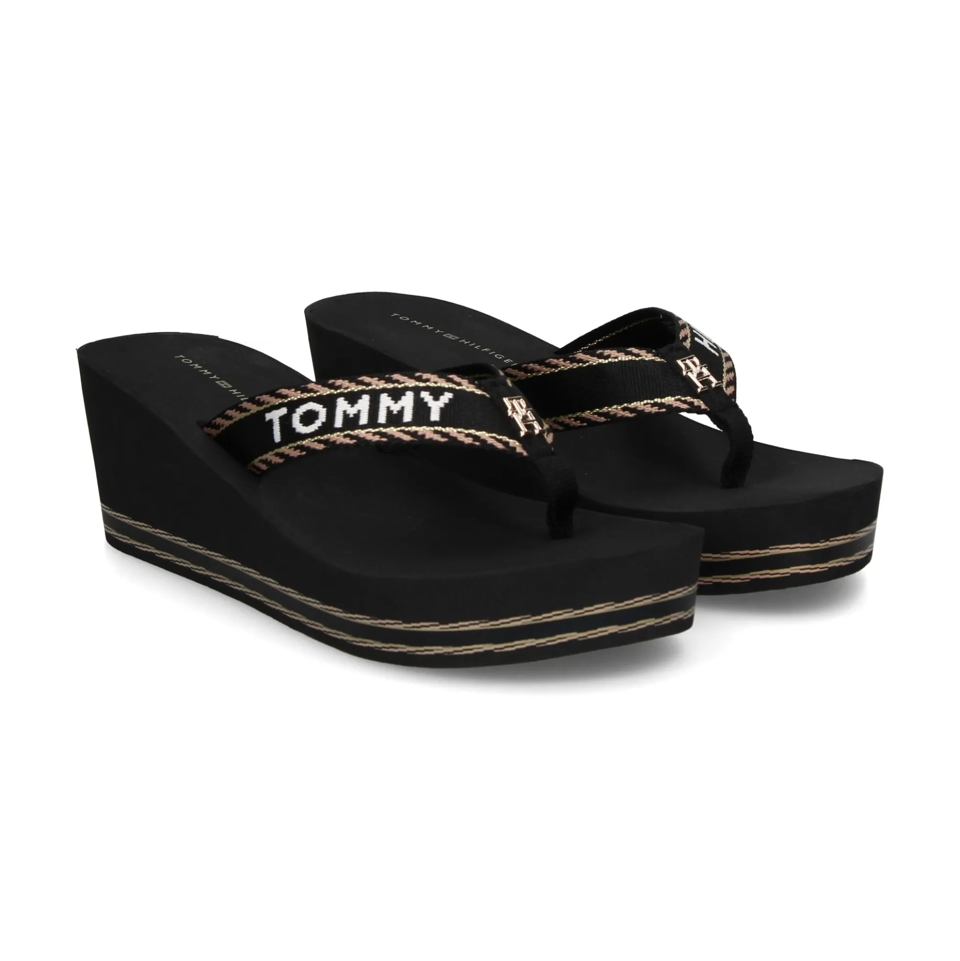 TOMMY HILFIGER Chanclas de Mujer FW0FW07149 BDS BLACK