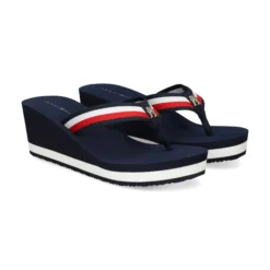 TOMMY HILFIGER Chanclas de Mujer FW0FW08520 DW6 SPACE BLUE